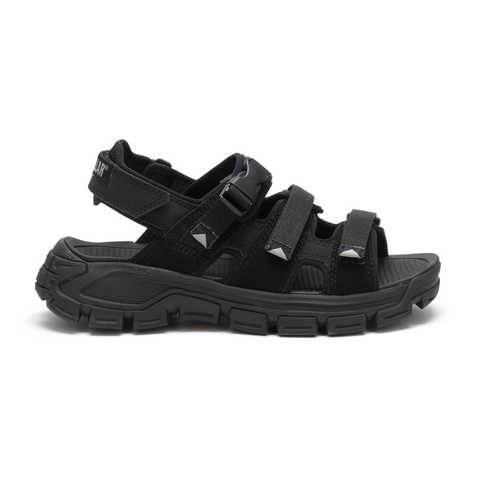 Caterpillar Shoes Sale - Caterpillar Progressor Buckle Mens Sandals Black (206394-KEH)